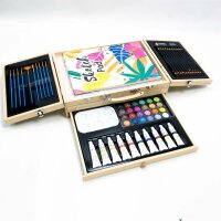 Conda 93-part drawing set with 3 x 50 pages of sketch block, drawing set with drawing tools for beginners and children