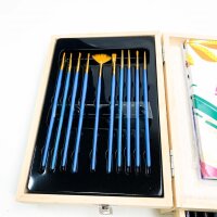 Conda 93-part drawing set with 3 x 50 pages of sketch block, drawing set with drawing tools for beginners and children