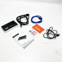 DIGITNOW! 4K 60Hz HDMI Video Capture Card, USB 3.0 mit Mikrofon und Kopfhörer HDMI Loop-Out, Aufnahmeauflösung bis zu 4K im hochwertigsten NV12-Format,für Live-Übertragung, DSLR, Camcorder, Action Cam