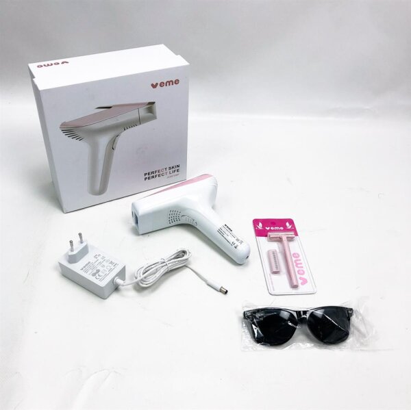 IPL devices hair removal laser hair removal device with 500,000 light pulses for face, body, bikini area, armpits, permanent hair remover