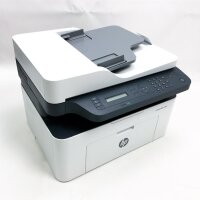 HP Laser 137FWG Multifunktions-Laserdrucker (Laserdrucker, Kopierer, Scanner, Fax, WLAN), Grau, Weiß