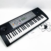 Donner Klaviertastatur mit 54 Tasten, Digitalpiano für Anfänger/Profis, Musiktastatur mit Notenablage, Mikrofon, Unterstützung für MP3/USB MIDI/Audio/Mikrofon/Kopfhörer/Sustain-Pedal