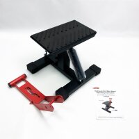 Motorcycle Dirt Bike Stand Lift Jack Lifting Table Height...