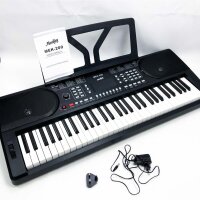 Moukey Piano with 61 keys, digital piano with note stands...