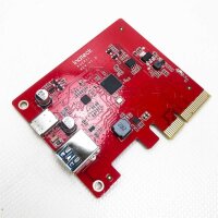 Inateck PCIe for USB 3.2 Gen 2 card with 20 GBit/s bandwidth, USB A and USB C ports, with standard and low profile brackets, RedComets U28