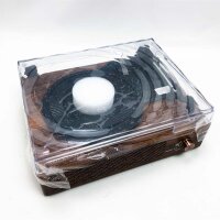 Plattenspieler für Vinyl-Schallplattenspieler Wireless Portable LP Phonograph mit Eingebauten Stereo-Lautsprechern 3-Gang-Riemenantrieb Plattenspieler mit Lautsprechern Holz Gelb