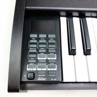 Eastar EK-10S Keyboard Piano, 61-Tasten Standardgröße Upright Digitale E-Piano für Anfänger mit Sustain-Pedal und Notenbuchständer, Geschenk Essential