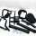 Onetwofit home trainer, magnetic lying ergometer with 8 resistance levels, indoor cycling for senior training OT0328