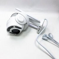 SV3C PTZ WIFI IP camera outside 5MP surveillance camera with 5x optical zoom, HD IR night vision, human motion detector, 2-way audio, IP66 waterproof, SD card recording, remote access, camhi app