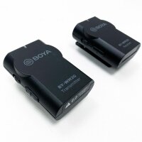 BOYA BY-WM2G Drahtloses Lavalier-Mikrofonsystem Kompatibel mit Smartphone-DSLR-Kamera-Tablet