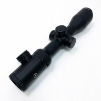 FOCUHUNTER 3-12X42SF Scope Grüne Beschichtung 1/4 MOA Mittelstreckenrot / Grün-Absehen mit 20 mm und 11 mm Picatinny-Schienenhalterungen für Outdoor-Sportarten