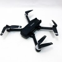 Drohne mit Kamera für Kinder oder Anfänger, faltbar Spielzeugdrohnen für Kinder, Höhenhaltung, Trajektorienflug, ca. 30 Minuten Flugzeit mit 2 Batterien (schwarz)