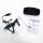 Drone with camera for children or beginners, foldable toy drones for children, altitude hold, trajectory flight, approx. 30 minutes flight time with 2 batteries (black)