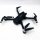 Drone with camera for children or beginners, foldable toy drones for children, altitude hold, trajectory flight, approx. 30 minutes flight time with 2 batteries (black)