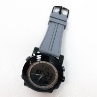 BUREI Digitale Herren Uhren Analog LED Multifunktion Sport Armbanduhr Kautschuk Armband