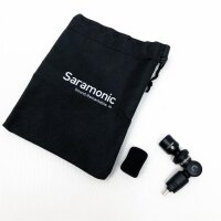 Saramonic USB-C Telephone microphone Mini Plug Plug Play microphone for USB-C Devices Smartphone Broadcast Podcast Sport recording