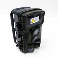 HuntMax Wildkamera WLAN 4K 32MP, Wildkamera mit Bewegungsmelder Nachtsicht unterstützt WiFi, 120° Erfassungswinkel und 0,2s Schnelle Trigger Geschwindigkeit, Wildkamera mit SIM Karte 32GB