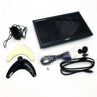 Portable monitor LED screen Mini-monitor (HDMI / VGA / BNC / AV / Loudspeaker / Vesa) for PC, computer, Raspberry Pi, Thinlerain