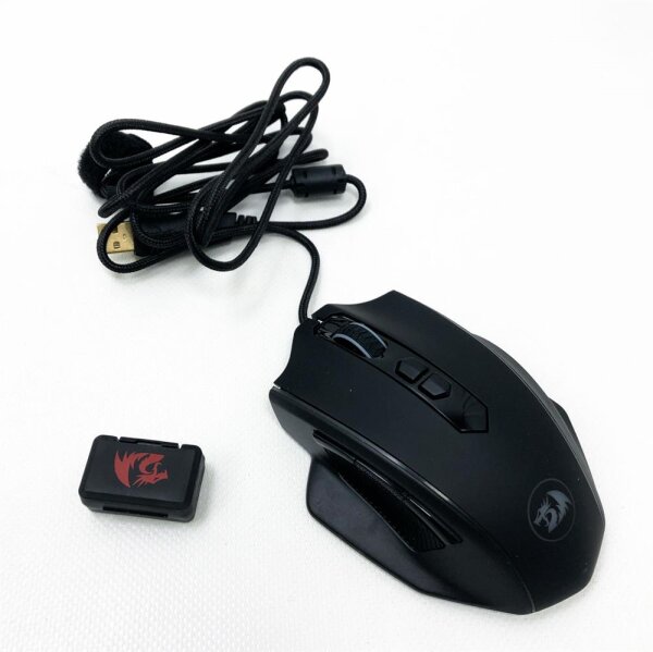 Redragon Kabelgebunde/Kabellose Gamer Maus (Schwarz-M720)