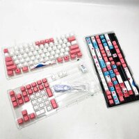 Akko Tokyo Tastatur Tastenkappen 185 Tasten Cherry Profile PBT Dye-Sub Full Keycap Set für Mechanische Tastaturen mit Sammelbox