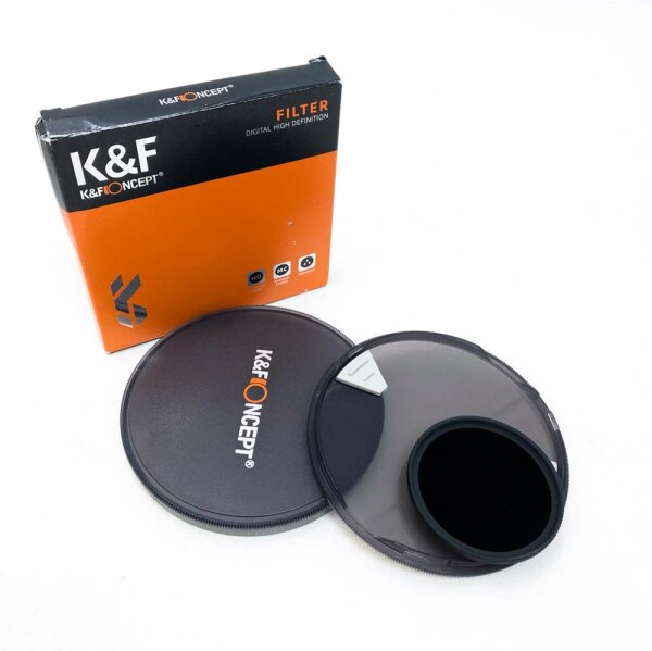 K&F Concept Nano-X 55mm Graufilter ND1000 (10 Stop) ND Filter Slim Neutral Graufilter