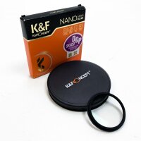 K&F Concept Nano-X Black-Mist 1/4 Filter 52mm Black Promist 1/4 Filter aus Optisches Glas mit 28-facher Nano-Beschichtung, Black Diffusion Filter 1/4 für Videoaufnahmen/Portraitfotografie
