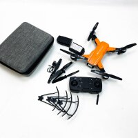 BC10 Professionelle 1080P Kamera-Drohne, 5GHz faltbare RC Quadcopter Drohnen für Anfänger, 32 Minuten Flugzeit mit 2 Batterien für Erwachsene (ORANGE)