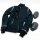 VFLUO- Schwarze Motorradjacke Mann/Frau 100% Kevlar verstärkt, zugel. Schutzkleidung, 3M™ reflektierend - Angenehm leicht - 360° Gute Sichtbarkeit - SAS-TEC™ verstellbar, ultraweich & Stoßschutz