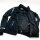 VFLUO- Schwarze Motorradjacke Mann/Frau 100% Kevlar verstärkt, zugel. Schutzkleidung, 3M™ reflektierend - Angenehm leicht - 360° Gute Sichtbarkeit - SAS-TEC™ verstellbar, ultraweich & Stoßschutz