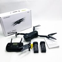 Chubory X11 Pro GPS drones with 90+ min. Long flight time, 2-axis gimbal, for adults 4K UHD camera anti-wagering, car return brushless motor All functions for beginners/professionals (3 battery + bag)