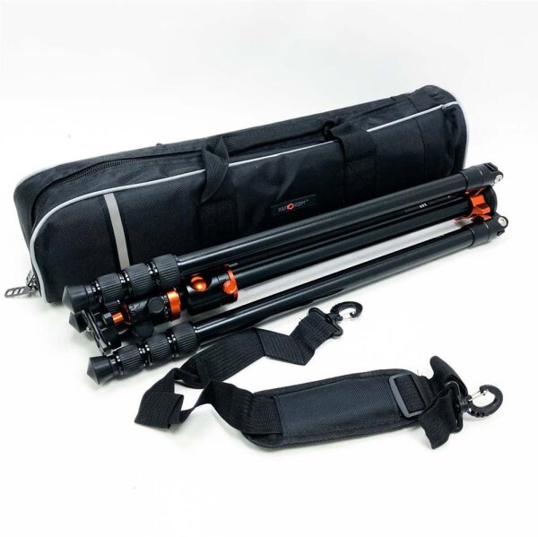 K&F Concept 238CM tripod, camera tripod with extended 90° center columns, 360° panoramic photo tripod with carrying bag, quick-release plate for digital camera T254A8+BH-28L (old model: SA254T1)