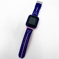 4G-Smartwatch für Mädchen und Jungen, Smartwatch für Kinder, IP67 wasserdichte WLAN-Smartwatch, Telefon mit GPS-Tracker, Videoanruf, SOS für Kinder zwischen 3 - 14 Jahren, Geburtstagsgeschenk, Pink/Blau