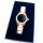 Smartwatch Damen Fitnessuhr Elegant Metallarmband Smart Watch Damenuhr mit Telefonfunktion Musikspeicher Pulsuhr Sportuhr Frauen Schrittzähler Personalisiertem Bildschirm Android iOS Weiß