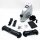 himaly mini exercise bike, mini bike exercise bike, arm trainer and leg trainer, pedal trainer for muscle building, endurance training, fitness bike with adjustable resistance silver