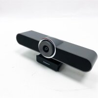 Tenveo VA200PRO (gray) | Webcam with microphone and speaker, conference camera 1080p HD 124-degree wide angle for Skype/zoom video conferences and YouTube/Twitch/OBS Live Streaming