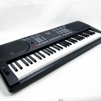 Moukey 61-Tasten-Keyboard-Piano-Kit, Digitalpiano mit Piano-Keyboard-Ständer, Notenständer, Klaviernotenaufkleber, Kopfhörer, Kinder-Anfänger-Lernmodus, MEK-200