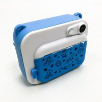 Hangrui Instant Camera for Kids, 12MP Kids Camera with 2.0 Inch Screen, Kids Instant Camera with Printing Paper and 32GB SD Card, Gifts for Boys and Girls, Blue