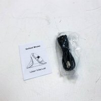 Delux vertical mouse wireless, ergonomic mouse black