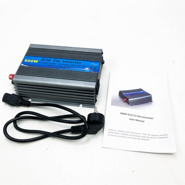 Y&H Grid Tie Inverter 600W, data as shown in the pictures