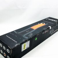 Phönix PCH-2000S infrared carbon heater with remote control | IP44 Waterproof | Radiant heater patio heater | For indoor & outdoor | 2000 watts | Cover & thermostat & 3 levels & timer