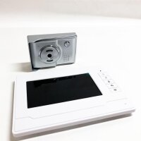 KDL New Design Smart Home Video Intercom 7 Inch Video Doorbell Door Phone Waterproof Outdoor Camera with Indoor Monitor for Apartment (1 Monitor)