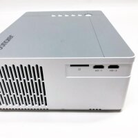 Projector Full HD Native 1080P, 7200 projector 4K, LCD projector for home cinema or office, support 50% zoom, 300 "screen for TV stick/PS4/mobile phone/PC white, without original packaging