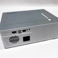 Projector Full HD Native 1080P, 7200 projector 4K, LCD projector for home cinema or office, support 50% zoom, 300 "screen for TV stick/PS4/mobile phone/PC white, without original packaging