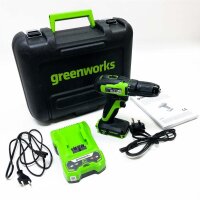 Greenworks Combo Kit mit Akkuschrauber 24V 35 N.m und...