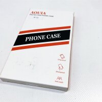 AOUIA Transparente Schutzhülle für iPhone 13 2021 – Stoßfest – Leicht und vergilbungsfrei – Anti-Fingerabdrücke – Blau
