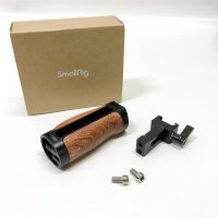 SMALLRIG Seitengriff Holzgriff mit NATO-Klemme für...