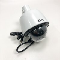 ZILNK Edelstahl 5MP Überwachungskamera Aussen WLAN, PTZ IP Kamera Outdoor, Außenkamera Dome, 5X Optischer Zoom, 30m IR-Nachtsicht, Zwei-Wege-Audio, Wasserfest, Bewegungsmelder, SD-Kartenspeicher, die OVP ist beschädigt