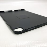 pitaka MagEZ Case 2 für iPad Pro 2021 12.9 Zoll, magnetische Hülle entwickelt für MagEZ Stand und Magic Keyboard, dünne Schutzhülle mit Aramid-Oberfläche und Carbon Optik, Schwarz/Grau(Köperbindung)