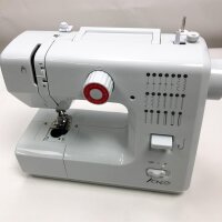 Aonesy sewing machine beginner, sewing machine light, fully equipped, 20 stitches, 2 speeds, portable sewing machine with foot pedal, automatic winding for fabric girls adults