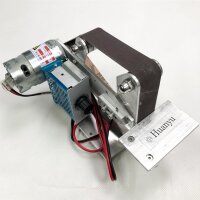 Huanyu Bandschleifer Mini Schleifmaschine Elektrische bandschleifmaschine DIY Schleifwerkzeug für Messer Holz mit 895/997 Motor (997 Motor, Leistung der Batterie: 480W)